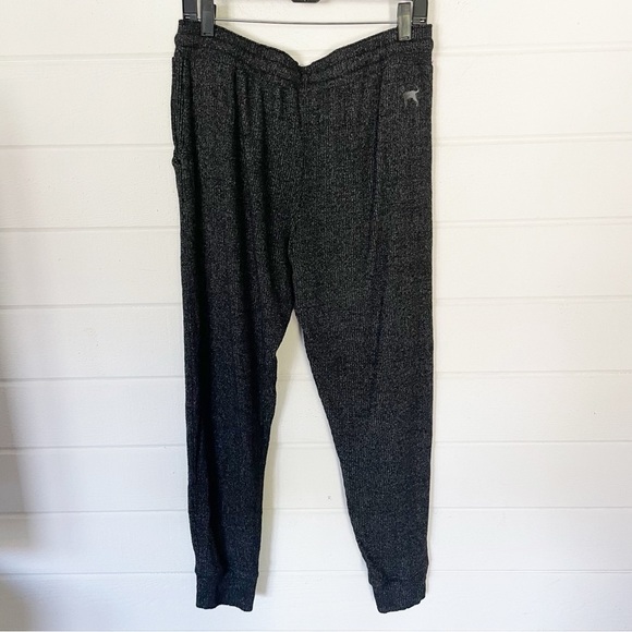 Pink Victoria’s Secret Women’s Sleepwear Loungewear Pants Black Space Dye Large - Picture 7 of 10